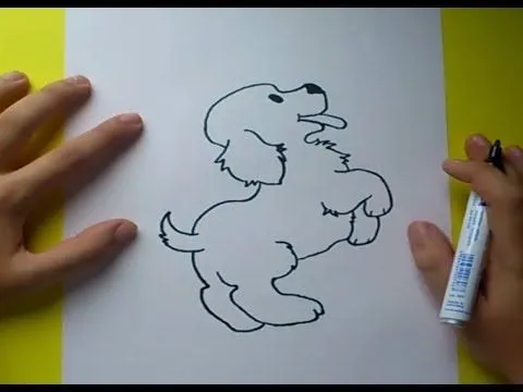 Como dibujar un perro paso a paso 4 | How to draw a dog 4 - YouTube
