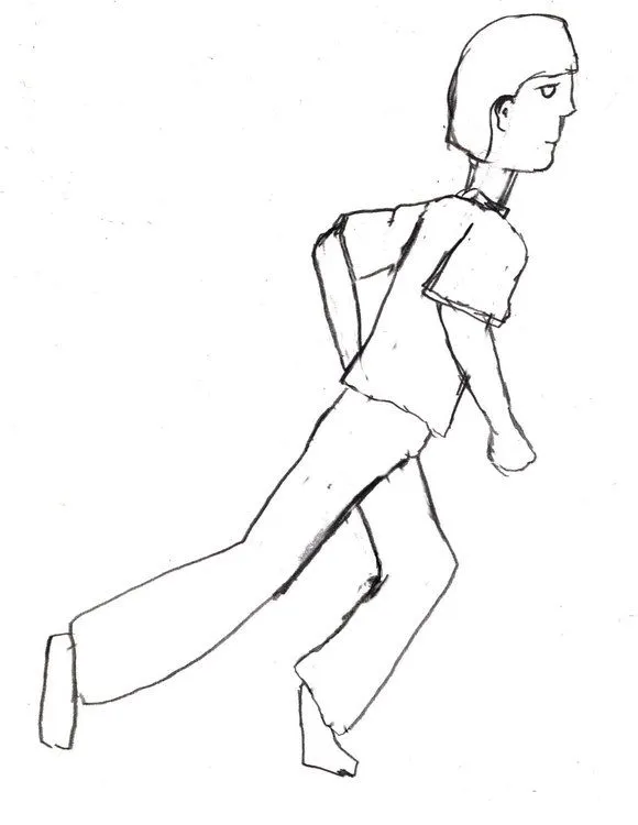 Cómo dibujar a una persona corriendo | eHow en Español