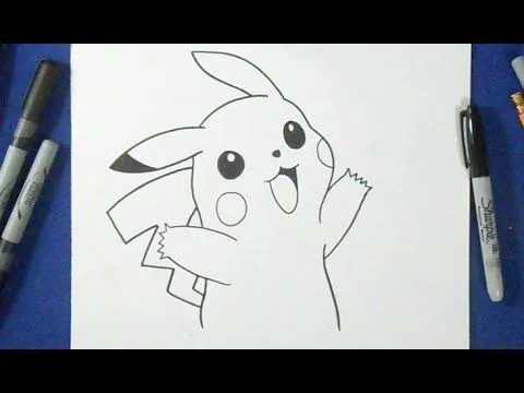 Cómo dibujar a Pikachu - YouTube