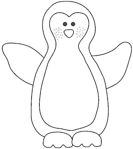 Imágenes para colorear de un pinguino - Imagui