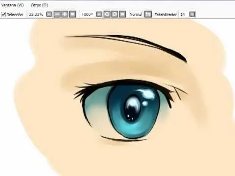 Como dibujar y pintar ojo estilo anime - YouTube