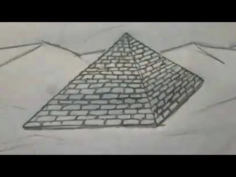 Como dibujar una piramide - YouTube