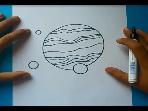 Como dibujar un planeta paso a paso | How to draw a planet - YouTube