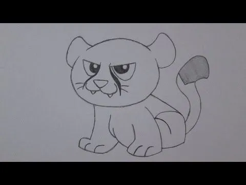 Cómo dibujar un puma - YouTube