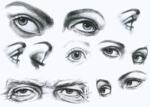 Ojos humanos dibujo - Imagui