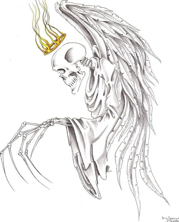 Imagenes de la santa muerte para dibujar - Imagui