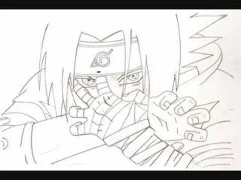como dibujar a sasuke uchiha ...... - YouTube