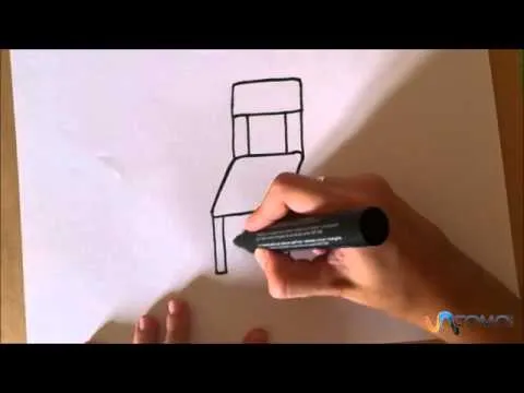 Dibujar una silla animada - Draw a chair animated - YouTube