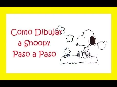 Como dibujar a snoopy paso a paso | Charlie Brown | How to draw ...