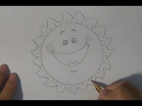 Dibujar un sol divertido - Draw a sun fun - YouTube