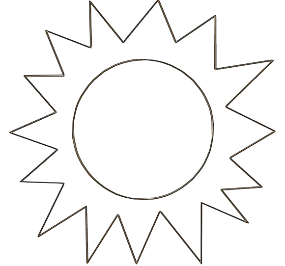 Como dibujar el sol - Imagui