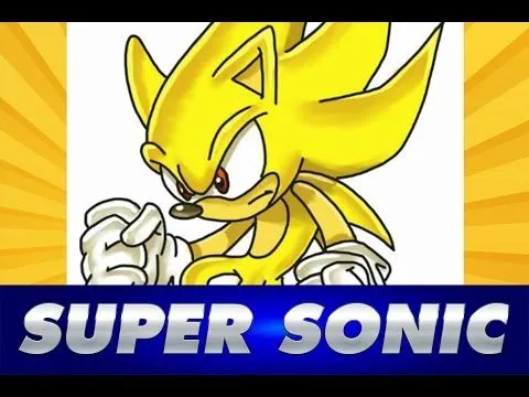 Cómo dibujar a SUPER SONIC | How to draw Super SONIC - YouTube