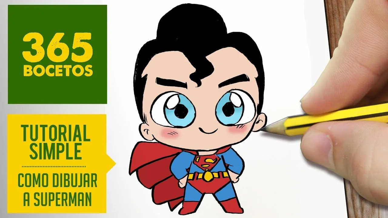 COMO DIBUJAR SUPERMAN KAWAII PASO A PASO - Kawaii facil - How to ... COMO DIBUJAR SUPERMAN KAWAII PASO A PASO - Kawaii facil - How to ...