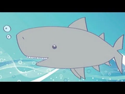 Cómo dibujar un tiburon. Dibujos infantiles - YouTube