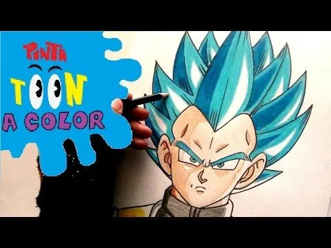 Como dibujar a Vegeta ssj Dios Azul-DE V - Youtube Downloader mp3