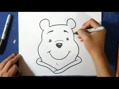 Cómo dibujar a Winnie Pooh | How to draw Winnie pooh - YouTube Cómo dibujar a Winnie Pooh | How to draw Winnie pooh - YouTube