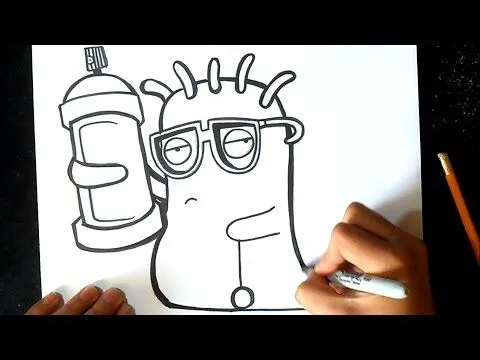cómo dibujar un Zombie con spray Graffi - Youtube Downloader mp3