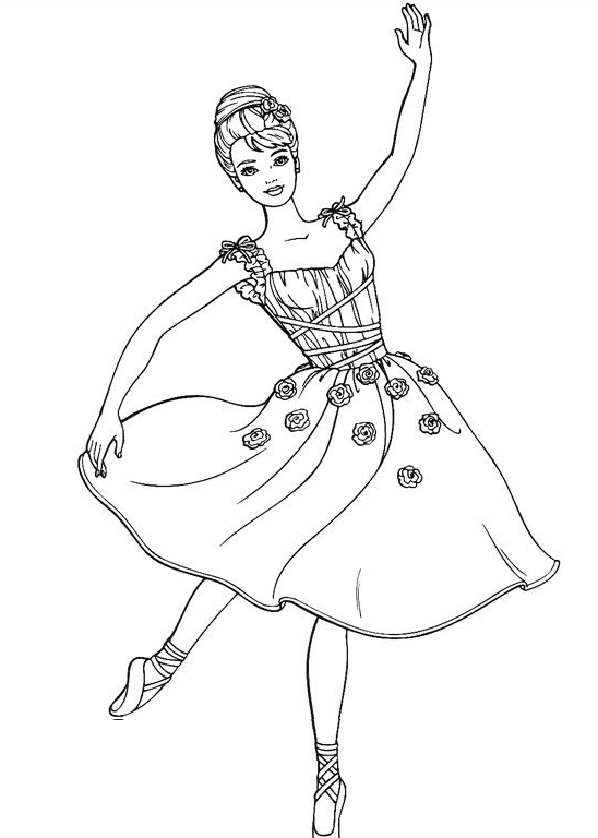 Bailarina clasica para colorear - Imagui