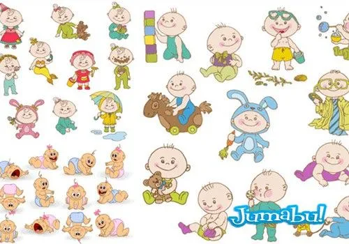 Iconos en Vectores para Bebes | Jumabu