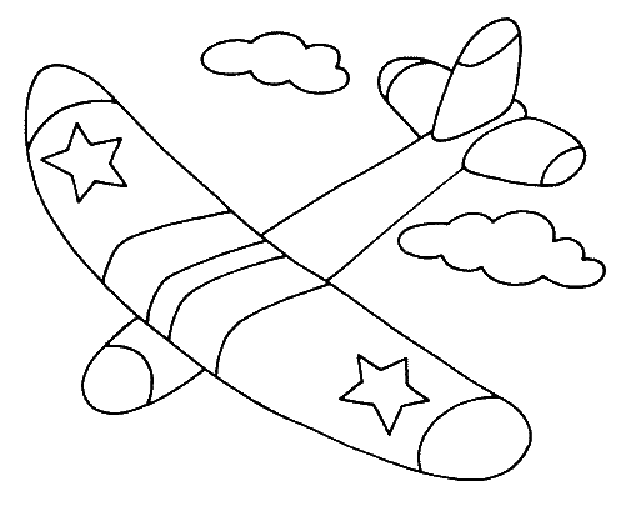 dibujos de puntos y colorear: colorear dibujos de aviones