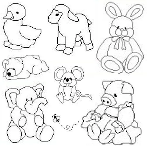 Dibujos bebés para bordar - Imagui