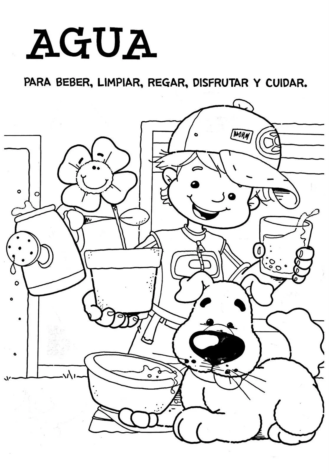 Dibujo agua para beber-limpiar-regar-disfrutar-cuidar | Blog CPR ... Dibujo agua para beber-limpiar-regar-disfrutar-cuidar | Blog CPR ...