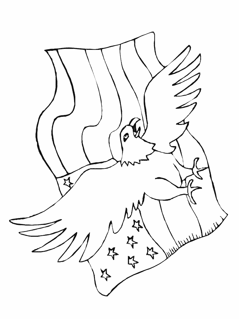 Dibujo del Aguila Americana y la bandera de Estados Unidos para ... Dibujo del Aguila Americana y la bandera de Estados Unidos para ...