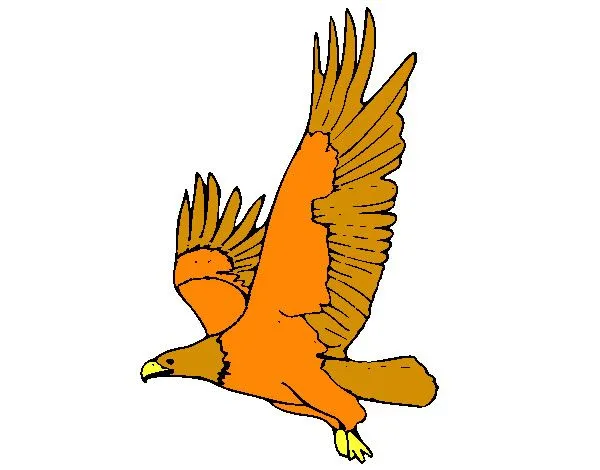 Dibujo de Águila volando pintado por Gigante en Dibujos.net el día ...