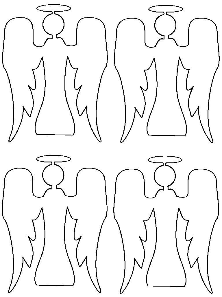 Dibujo de alas de angel para colorear - Imagui