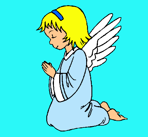 Dibujo de Ángel orando pintado por Alba-adela en Dibujos.net el ...