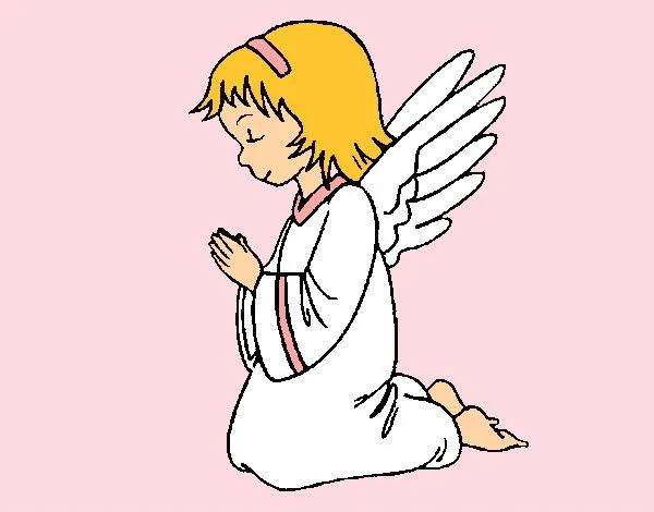 Dibujo de Ángel orando pintado por Amunyan en Dibujos.net el día ...