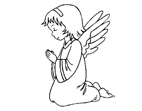 Dibujo de Ángel orando pintado por Fernando22 en Dibujos.net el ...