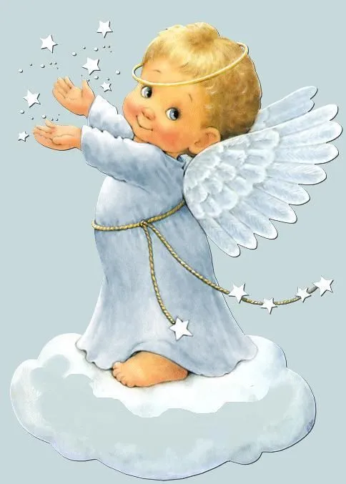 Dibujo de angeles bebés - Imagui | Angelitos y Bebesitos ...