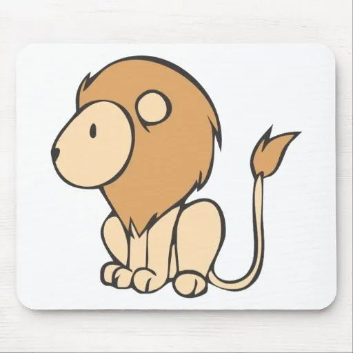 Dibujo animado lindo de encargo del león del bebé pegatina de ... Dibujo animado lindo de encargo del león del bebé pegatina de ...