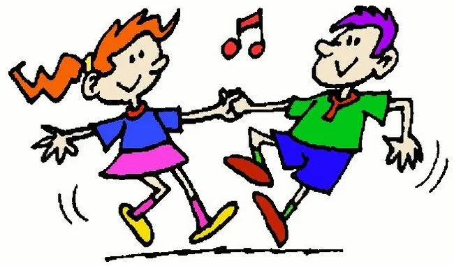 Dibujo animado de niños bailando - Imagui