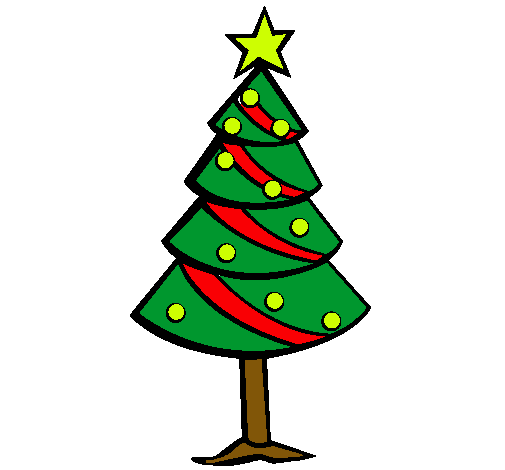 Dibujo de Árbol de navidad II pintado por Navidad en Dibujos.net ...