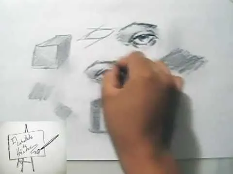 Dibujo artistico ( ojos, sombras ) tutorial de dibujo, tips ...
