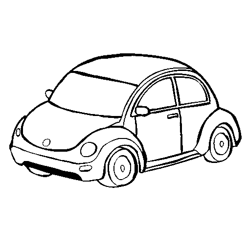 Dibujo de Automóvil moderno para Colorear - Dibujos.net