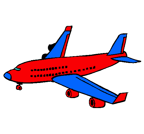 Dibujo de Avión de pasajeros pintado por Janda117 en Dibujos.net ...