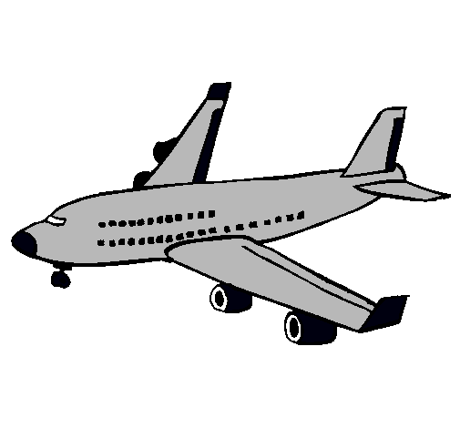 Dibujo de Avión de pasajeros pintado por Urmary en Dibujos.net el ...