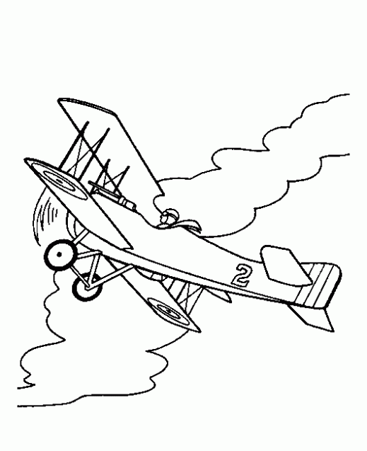Dibujo de Avioneta para colorear. Dibujos infantiles de Avioneta ...