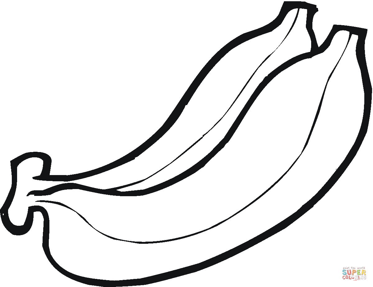 Dibujo de Una Banana Pelada para colorear | Dibujos para colorear ...