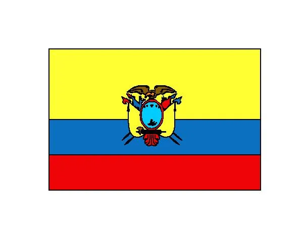 Dibujo de bandera de ecuador pintado por Paola1997 en Dibujos.net ...
