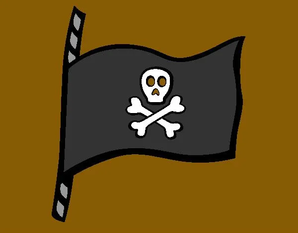 Dibujo de Bandera pirata pintado por Andrea_san en Dibujos.net el ...