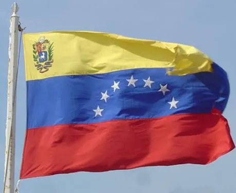 Dibujo de la bandera de venezuela con 8 estrellas para colorear ...