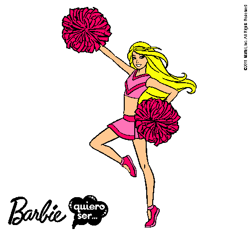 Dibujo de Barbie animadora pintado por Jdedo en Dibujos.net el día ...