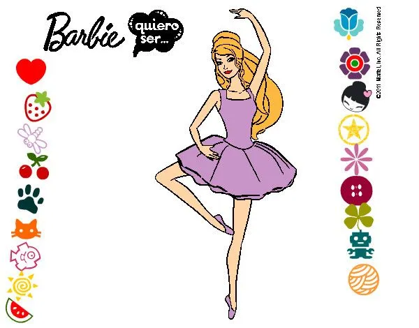 Dibujo de Barbie bailarina de ballet pintado por Clowden200 en ...