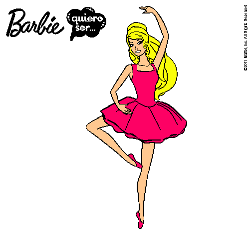 Dibujo de Barbie bailarina de ballet pintado por Daiyan en Dibujos ...