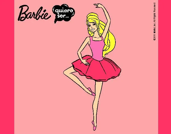 Dibujo de Barbie bailarina de ballet pintado por Lara_vilu en ...