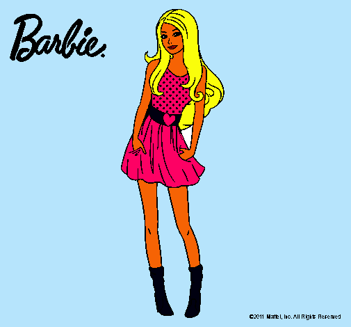Dibujo de Barbie veraniega pintado por Shyrle en Dibujos.net el ...
